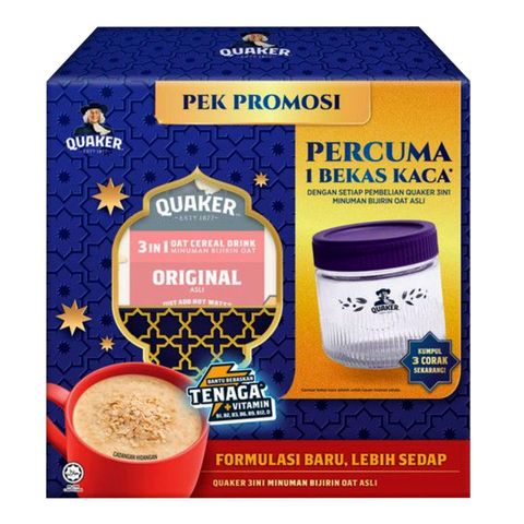 Quaker 3-in-1 Oat Original, 392g