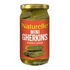 Naturelle Mini Gherkins Brine & Vinegar 330g