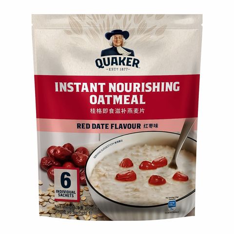 Quaker Instant Nourishing Oatmeal Red Date Flavour 210g