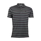 Lotto Cotton Stripe Poloshirt Eu:41 For Men Grey 1 Piece