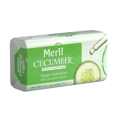 Meril Cucumber Serum Soap Bar 100g