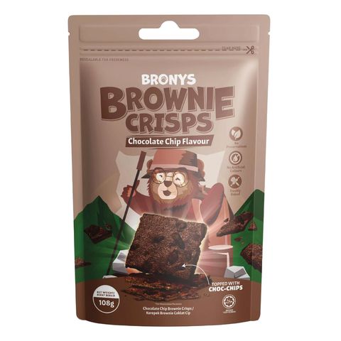 Bronys Brownie Crisps Chocolate 108g