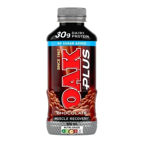 Oak Plus Protein Chocolate Milk (Recyclable) 500ml