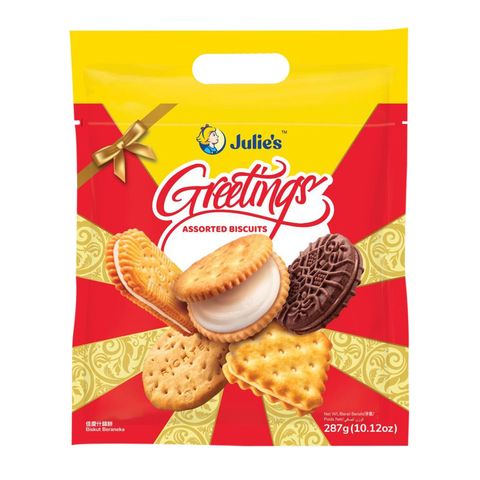 Julie's Greetings Assorted Biscuits 287g
