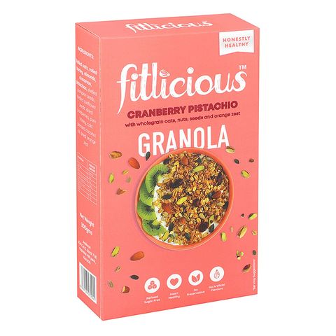 Fitlicious Cranberry Pistachio Granola 90g