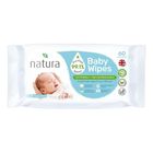 Natura Purified Water Baby Wipes 60 Pieces
