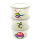 D5602 - Vesta Pclub Plastic Round Container (60ml) 3 Pieces
