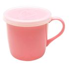 0706 - Vesta Poppy Plastic Mug with Cover (Random Color - 280ml) 1 Unit