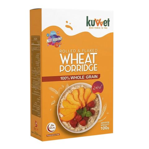 Kuvvet Rolled & Flaked Wheat Porridge 100g