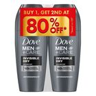 Dove Men + Care Invisible Dry Roll-on (Buy 1, Get 2nd at 80% off) 2 x 40ml