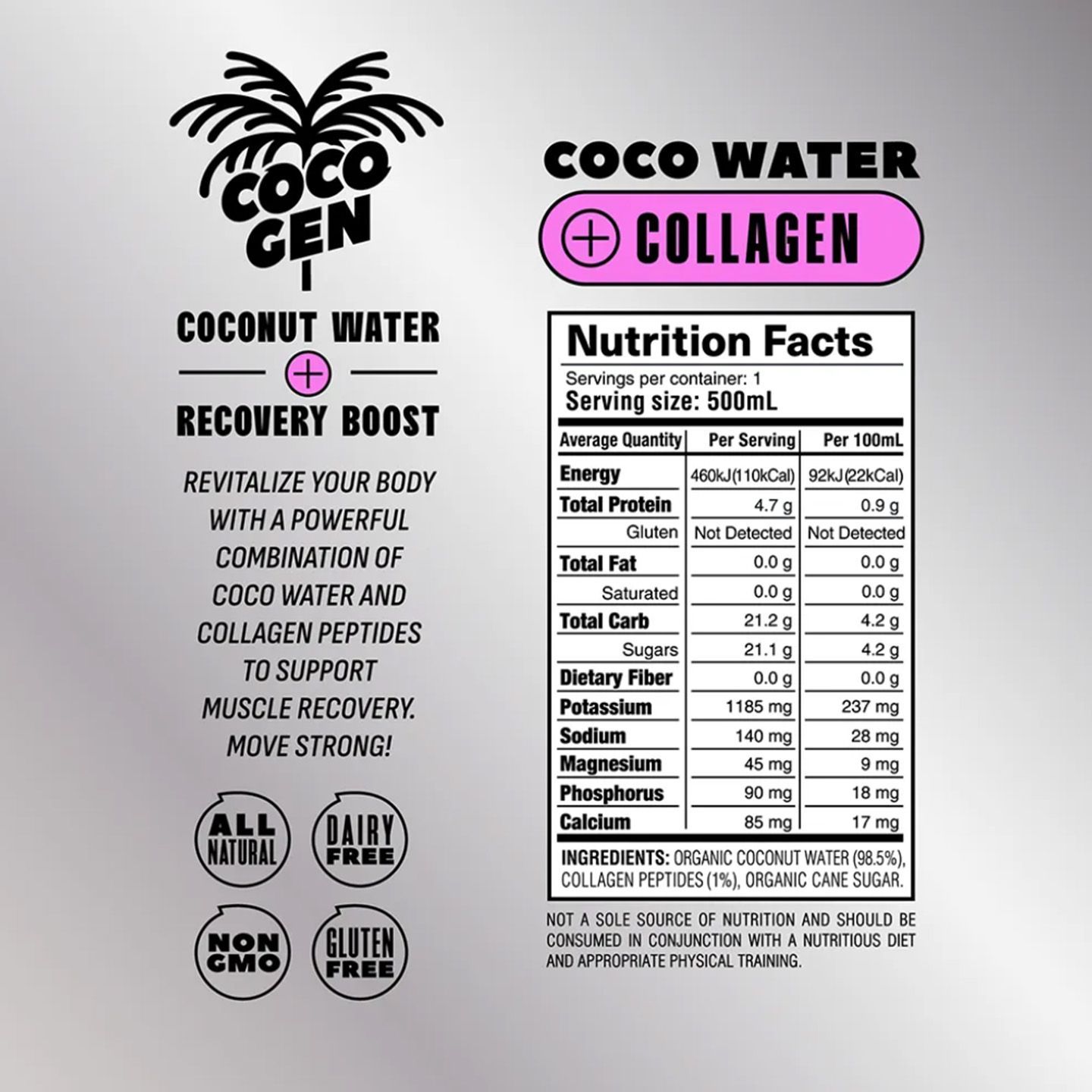 Order CocoGen Coconut Water + Collagen 500ml from pandamart