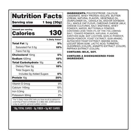 Quest Snack Cheese Crackers - Cheddar Blast 120g