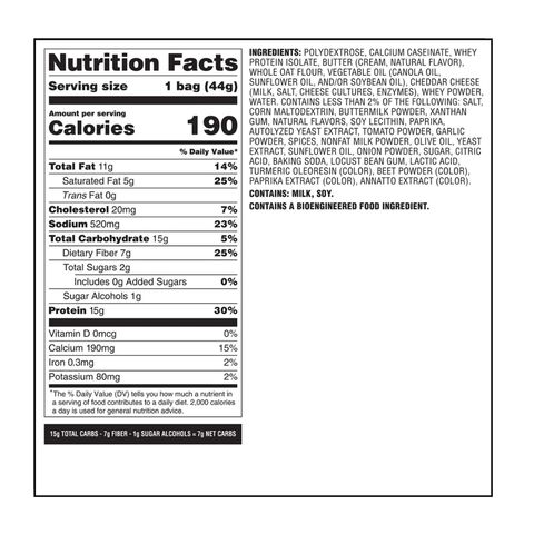 Quest Snack Cheese Crackers - Spicy Cheddar 120g