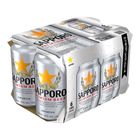 Sapporo Premium Beer Can 6 x 330ml (Recycleable)