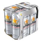 Sapporo Premium Beer Can 6 x 500ml (Recycleable)