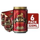 ABC Extra Stout Beer Can 6 x 320ml (Recyclable)
