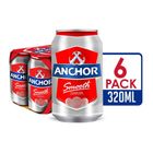 Anchor Smooth Pilsner Beer Can 6 x 320ml (Recyclable)