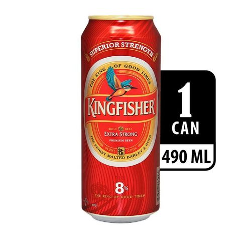 Kingfisher Strong Can 490ml (Recyclable)