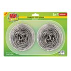 Max Scrub Steel Spiral Regular (2 in 1) 1 Unit