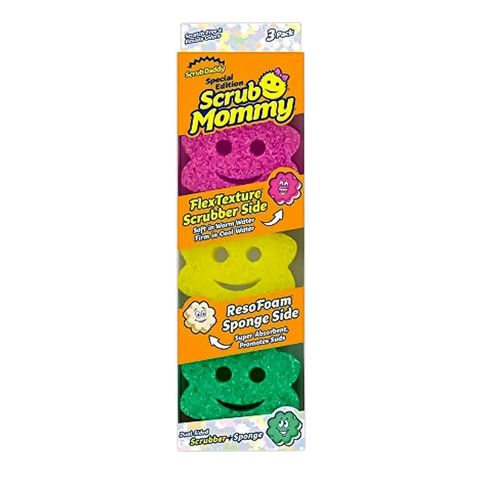Scrub Daddy Mommy Sponge Power Flower Set 3 Pieces