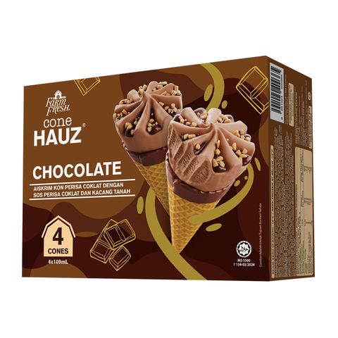 Farm Fresh Cone Hauz Chocolate Multipack 4 x 109ml