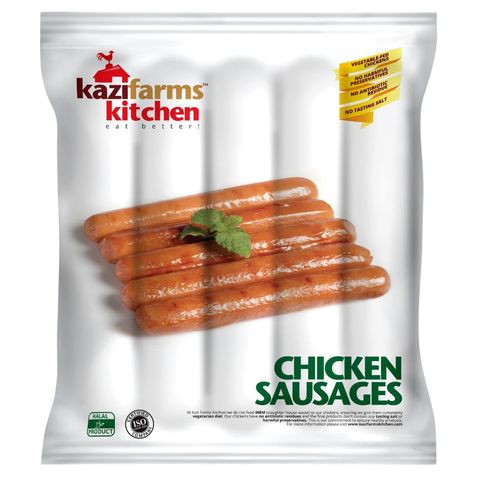 Kazi Farms Kitchen Chicken Sausages 10 Pieces 340g