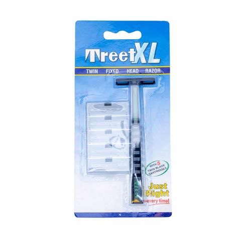 Treet XL Twin Blade Fixed Head Razor 1 Pieces