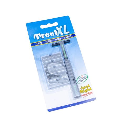 Treet XL Twin Blade Fixed Head Razor 1 Pieces