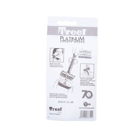 Treet Platinum Safety Razor 1 Pieces