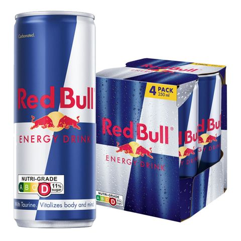 Red Bull Energy Drink 4 x 250ml (Recyclable)