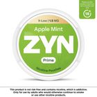 ZYN Prime Apple Mint 1.5mg X-Low Nicotine Pouches 1 Can