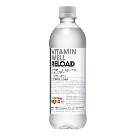 Vitamin Well Reload Lemon & Lime 500ml
