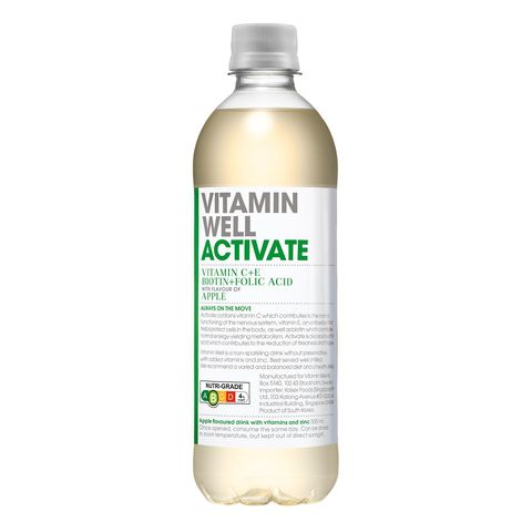 Vitamin Well Activate Apple 500ml