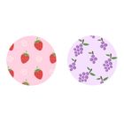 Miniso Single Layered Waterproof Shower Caps (Fruits) (2 Pieces) 1 Packets