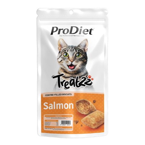 Prodiet Treatzz Centre-filled Biscuits Salmon 80g