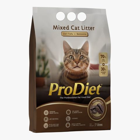 Prodiet Mixed Tofu Cat Litter Coffee 7L