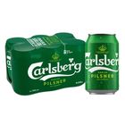 Carlsberg Danish Pilsner Beer Can 6 x 320ml (Recyclable)
