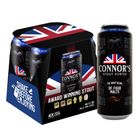 Connor's Stout Porter Draught Can 4 x 490ml (Recyclable)