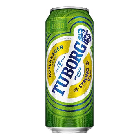 Tuborg Strong Beer Can 490ml (Recyclable)