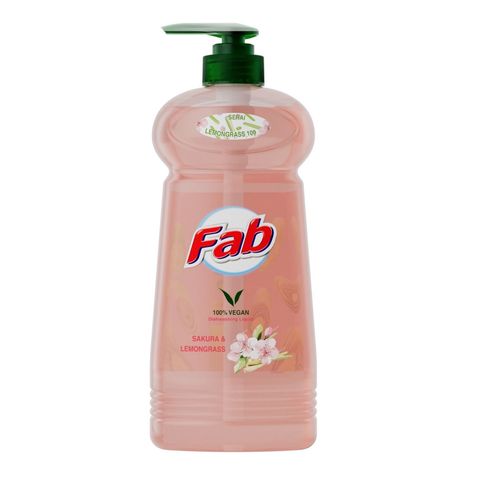 Fab Dishwashing Liquid Sakura & Lemongrass 1L