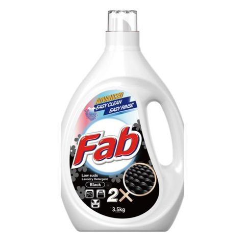 Fab Laundry Liquid Detergent Black 3.5kg