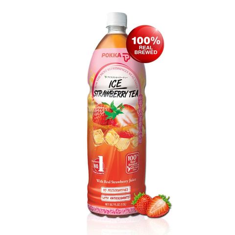 Pokka Ice Strawberry Tea 1.5L (Recyclable)
