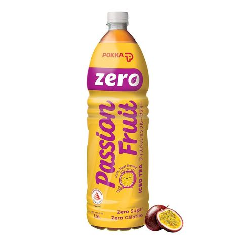 Pokka Zero Sugar Passion Fruit Iced Tea 1.5L (Recyclable)