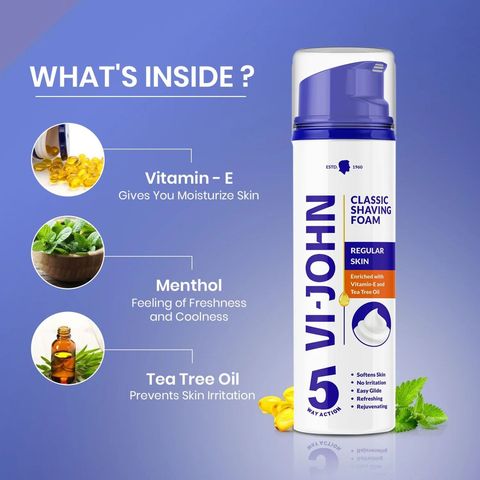 Vi John Classic Shaving Foam 200ml