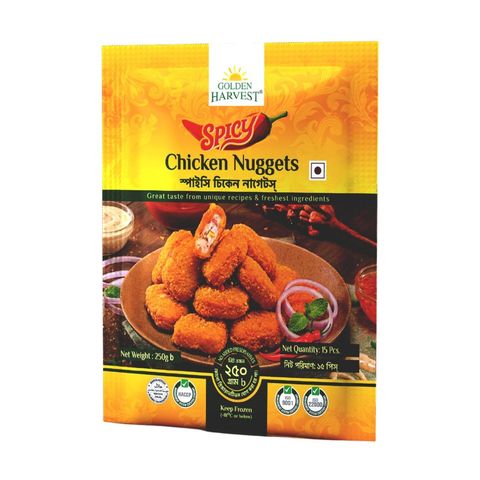 Golden Harvest Spicy Chicken Nuggets 250g 15 pieces