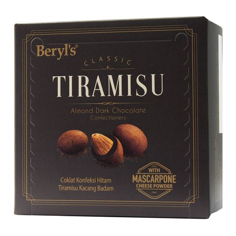 Beryl's Classic Tiramisu Almond Dark Chocolate 65g