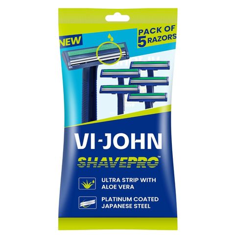 Vi John Shavepro Twin Blade Razor 5 Pieces
