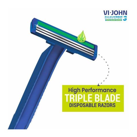 Vi John Shavepro Triple Blade Razor 5 Pieces