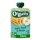 Organix Apple, Peach & Mango (12+ Months) 100g