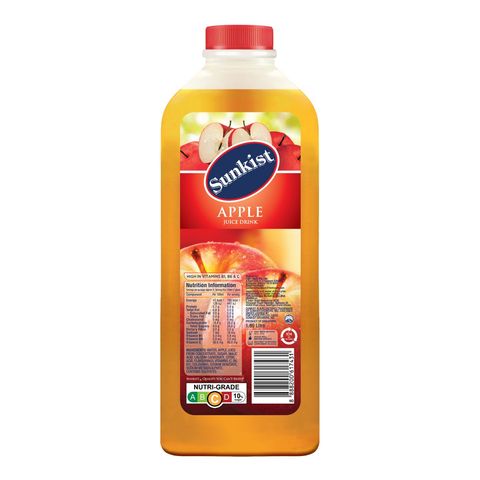 Sunkist Apple Juice Drink (Recyclable) 1.89L